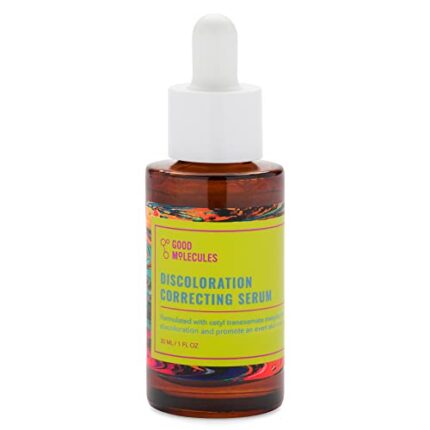 Good Molecules Discoloration Correcting Serum 30ml - Tranexamic Acid and Niacinamide for Dark Spots, Acne Scars, Sun Damage, Hyperpigmentation, and Age Spots - Fragrance Free, Vegan, and pH 5.5
