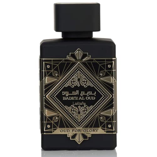 Version 1.0.0 Lattafa Bade'e Al Oud, Oud for Glory for Unisex Eau de Parfum Spray, 3.4 Ounce - Image 1