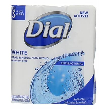 Dial Clean And Refresh Antibacterial Deodorant Bar Soap, White - 3 Ea/Pack ( Pack of 2 )