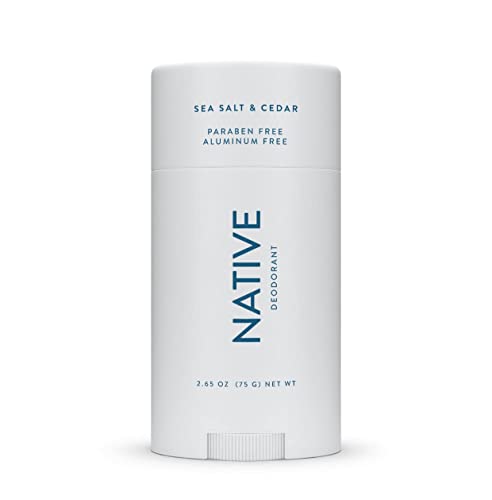 Version 1.0.0 Native Deodorant | Natural Deodorant for Men and Women, Aluminum Free with Baking Soda, Probiotics, Coconut Oil and Shea Butter | Sea Salt & Cedar - Image 1
