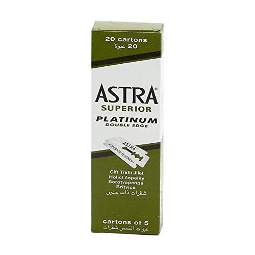 Version 1.0.0 Astra Platinum Double Edge Safety Razor Blades ,100 Count (Pack of 1) - Image 1