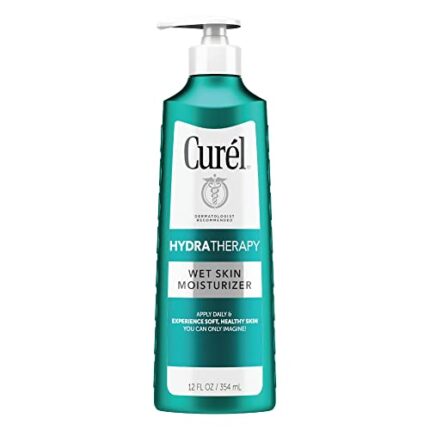 Cur?l Hydra Therapy In Shower Lotion, Wet Skin Moisturizer for Dry or Extra-dry Skin, with Advanced Ceramide Complex, for Optimal Moisture Retention, 12 Ounce