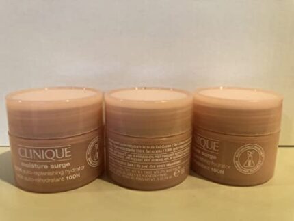 Lot of 3 Clinique Moisture Surge 100-Hour Auto-Replenishing Hydrator, 0.5 ounces each