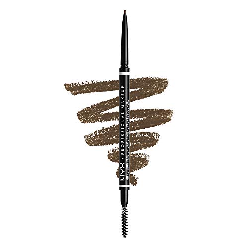 Version 1.0.0 NYX PROFESSIONAL MAKEUP Micro Brow Pencil, Eyebrow Pencil - Ash Brown - Image 1