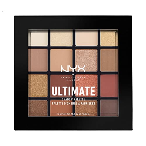 Version 1.0.0 NYX PROFESSIONAL MAKEUP Ultimate Shadow Palette, Eyeshadow Palette - Warm Neutrals - Image 1