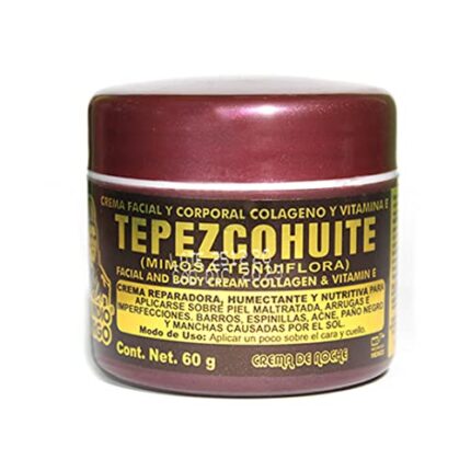 DEL INDIO PAPAGO Night Cream With Tepezcohuite 60gr/ 2.2Fl Oz