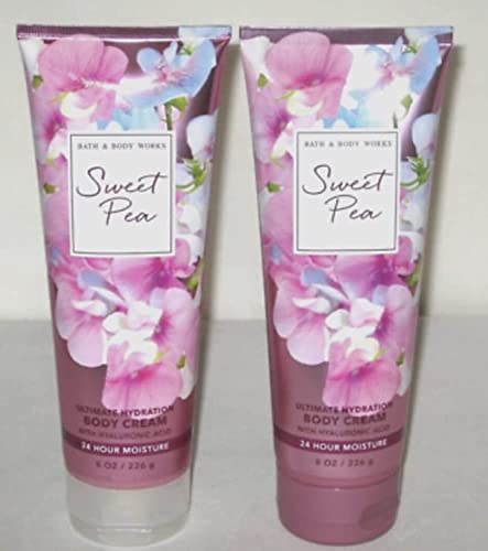 Version 1.0.0 Bath and Body Works Sweet Pea 2 Pack Ultra Shea Body Cream 8 Oz. (Sweet Pea) - Image 1