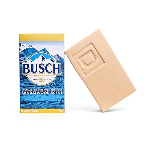 Version 1.0.0 Duke Cannon Supply Co. Big Ass Brick of Bar Soap - Superior Grade, Large Men's Soap Made with Busch, All Skin Types, Masculine Sandalwood Scent, 10 oz. - Image 1