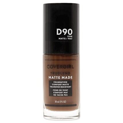 Covergirl Trublend Matte Made Liquid Foundation, D90 Espresso, 1.014 Fl Oz