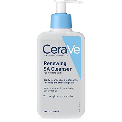 Version 1.0.0 CeraVe SA Cleanser | Salicylic Acid Cleanser with Hyaluronic Acid, Niacinamide & Ceramides| BHA Exfoliant for Face | Fragrance Free Non-Comedogenic | 8 Ounce - Image 1
