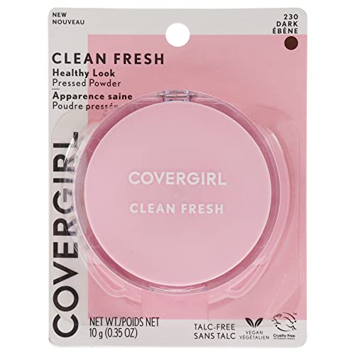 Version 1.0.0 COVERGIRL Clean Fresh Pressed Powder, Dark, 0.35 Oz - Image 1