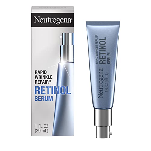 Version 1.0.0 Neutrogena Rapid Wrinkle Repair Retinol Face Serum, Daily Anti-Aging Serum for Face with Retinol & Hyaluronic Acid to Fight Fine Lines, Wrinkles, & Dark Spots, 1 fl. oz - Image 1