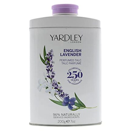English Lavender by Yardley of London 7 oz perfumed talc