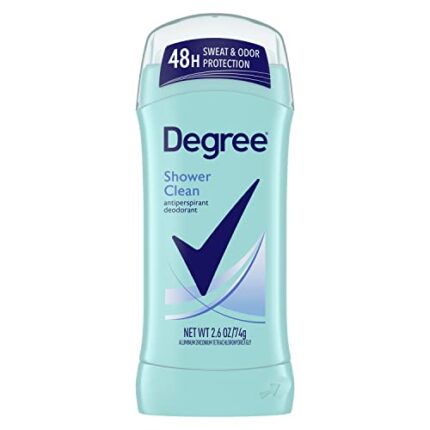 Degree Original Antiperspirant Deodorant Shower Clean 48-Hour Sweat & Odor Protection Antiperspirant for Women 2.6 oz