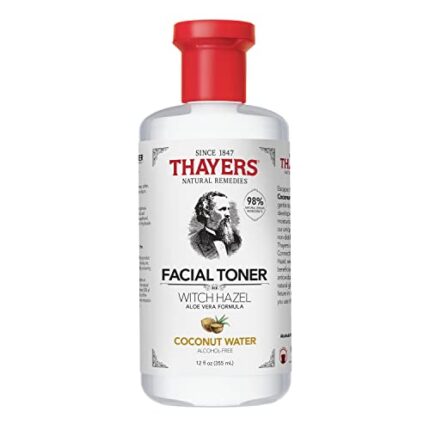 THAYERS Alcohol-Free, Hydrating Coconut Water Witch Hazel Facial Toner with Aloe Vera Formula, 12 oz