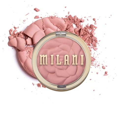 Version 1.0.0 Milani Rose Powder Blush - Romantic Rose (0.6 Ounce) Cruelty-Free Blush - Shape, Contour & Highlight Face with Matte or Shimmery Color - Image 1
