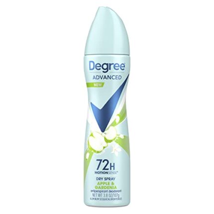 Degree Antiperspirant Spray Deodorant for Women Apple and Gardenia 72-Hour Protection 3.8 oz