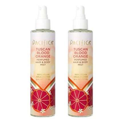 Pacifica Perfumed Hair and Body Mist Tuscan Blood Orange, 6 Fl Oz, Pack of 2