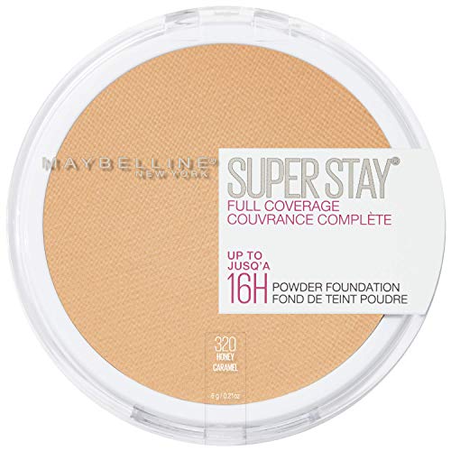 Version 1.0.0 Maybelline Super Stay Full Coverage Powder Foundation Makeup, Up to 16 Hour Wear, Soft, Creamy Matte Foundation, Honey, 1 Count - Image 1