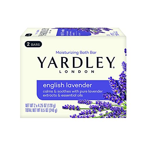 Version 1.0.0 Yardley Bar Soap, English Lavender, 4.25 Ounce (Pack of 2) - Image 1