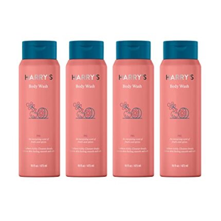 Harry's Men's Body Wash - Body Wash for Men - Fig, 16 Ounce (Pack of 4) Packaging May Vary