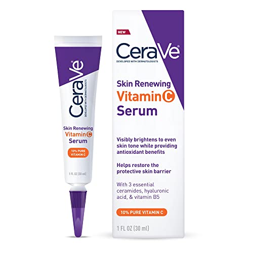 Version 1.0.0 CeraVe Vitamin C Serum with Hyaluronic Acid | Skin Brightening Serum for Face with 10% Pure Vitamin C | Fragrance Free | 1 Fl. Oz - Image 1