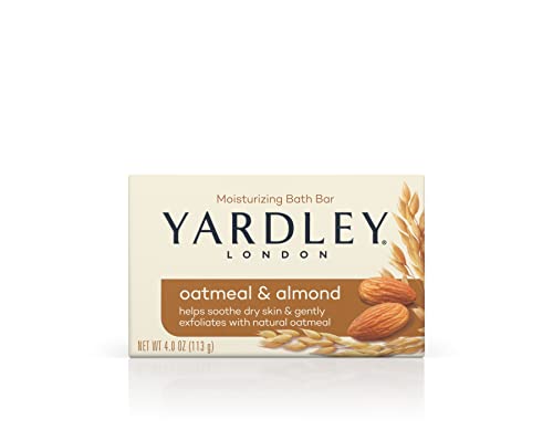 Version 1.0.0 Yardley Oatmeal and Almond Bar Soap, Oatmeal & Almond, 4 Ounce - Image 1