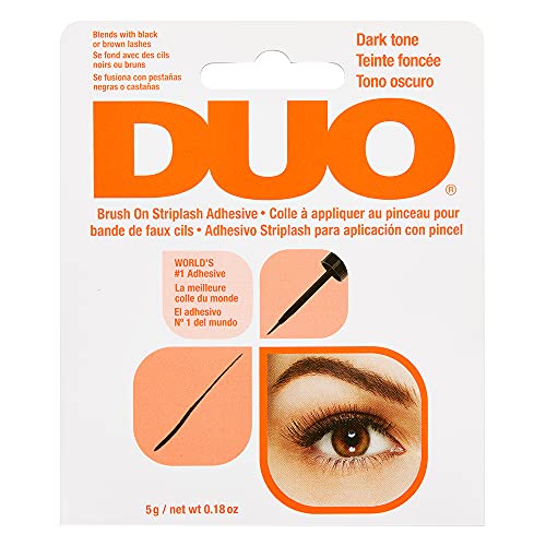 Version 1.0.0 DUO Brush-On Strip Lash Adhesive, Dark Tone, 0.18 oz, 1-Pack - Image 1