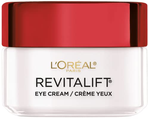 Version 1.0.0 L'Oreal Paris Skincare Revitalift Anti-Wrinkle and Firming Eye Cream with Pro Retinol, Treatment to Reduce Dark Circles, Fragrance Free, 0.5 oz. - Image 1