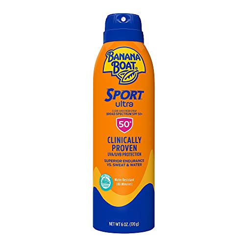 Version 1.0.0 Banana Boat Sport Ultra SPF 50 Sunscreen Spray, 6oz | Banana Boat Sunscreen Spray SPF 50, Oxybenzone Free Sunscreen, Sport Sunscreen Sunblock, Spray On Sunscreen, Water Resistant Sunscreen SPF 50, 6oz - Image 1