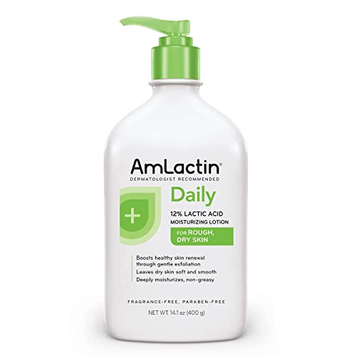 Version 1.0.0 AmLactin Daily Moisturizing Lotion for Dry Skin ? 14.1 oz Pump Bottle ? 2-in-1 Exfoliator and Body Lotion with 12% Lactic Acid, Dermatologist-Recommended Moisturizer for Soft Smooth Skin - Image 1
