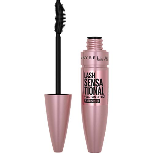Version 1.0.0 Maybelline Lash Sensational Waterproof Mascara, Lengthening and Volumizing for a Full Fan Effect,Very Black, 1 Count - Image 1