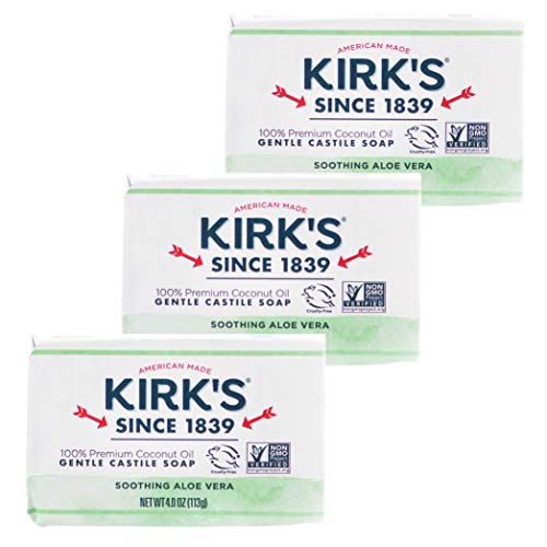 Version 1.0.0 Kirk's Gentle Castile Soap - Soothing Aloe Vera, 3 Count - Image 1