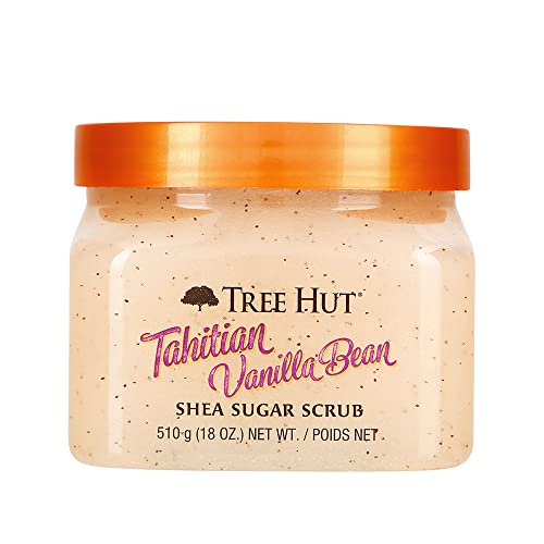 Version 1.0.0 Tree Hut Tahitian Vanilla Bean Shea Sugar Scrub, Tahitian Vanilla Bean, 18 Oz - Image 1