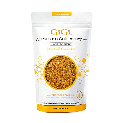 Version 1.0.0 GiGi Hard Wax Beads, Golden Honee All Purpose Hair Removal Wax, no strip needed, 14 oz - Image 1