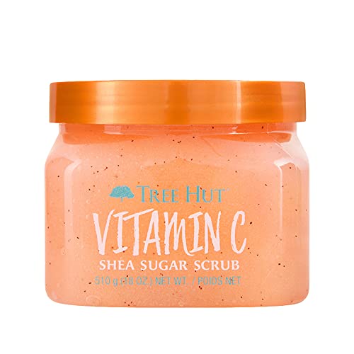 Version 1.0.0 Tree Hut Vitamin C Shea Sugar Scrub, 18 oz, Ultra Hydrating and Exfoliating Scrub for Nourishing Essential Body Care - Image 1