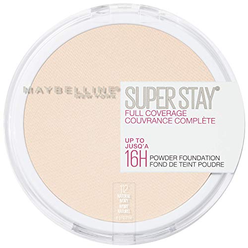 Version 1.0.0 Maybelline Super Stay Full Coverage Powder Foundation Makeup, Up to 16 Hour Wear, Soft, Creamy Matte Foundation, Natural Ivory, 1 Count - Image 1