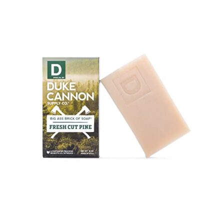 Duke Cannon Supply Co. - Great American Frontier Men's Big Brick of Soap, Fresh Cut Pine (10 oz) Superior Grade Soap Bar With Unique, Outdoor, Masculine Scents - Fresh Cut Pine, Modern Invigorating
