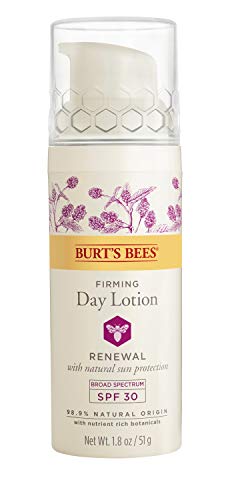 Face Lotion, Burt's Bees Retinol Alternative Facial Moisturizer, Anti-Aging Sunscreen with SPF 30, Firming Day Skin Care, 1.8 Ounce (Packaging May Vary)