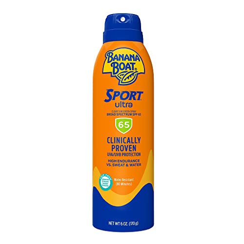 Version 1.0.0 Banana Boat Sport Ultra SPF 65 Sunscreen Spray, 6oz | Banana Boat Sunscreen Spray SPF 65, Oxybenzone Free Sunscreen, High SPF Sunscreen, Spray On Sunscreen, Water Resistant Sunscreen SPF 65, 6oz - Image 1
