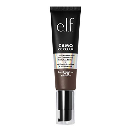 Version 1.0.0 e.l.f. Camo CC Cream, Color Correcting Medium-To-Full Coverage Foundation with SPF 30, Rich 660 N, 1.05 Oz (30g) - Image 1